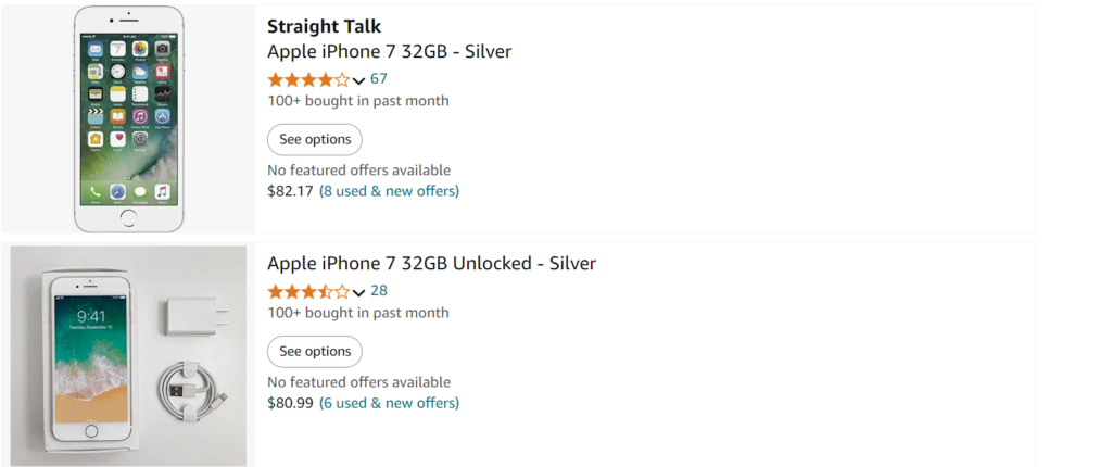 Refurbished iPhone going for as low as $80 on Amazon 